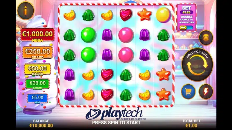 Bubblegum Burst slot playtech2
