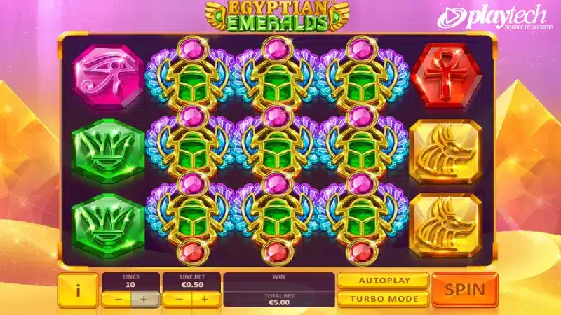 Egyptian Emeralds slot playtech2
