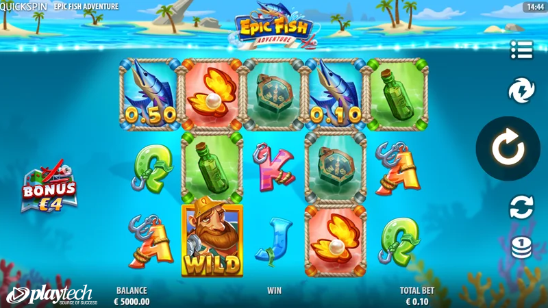 playtech slot Epic Fish Adventure2