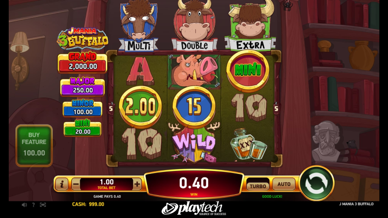 playtech slot J Mania 3 Buffalo2