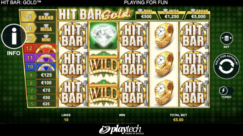 slot playtech Hit Bar2_ Gold